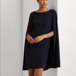 Navy Blue Cape Dress size M/8